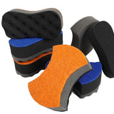 Three-layer Large Wave Car Sponge Car Cleaning Supplies