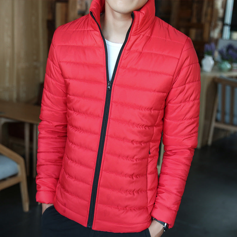 Short Jacket With Stand Collar Keep Warm And Slim Winter Clothes In Winter