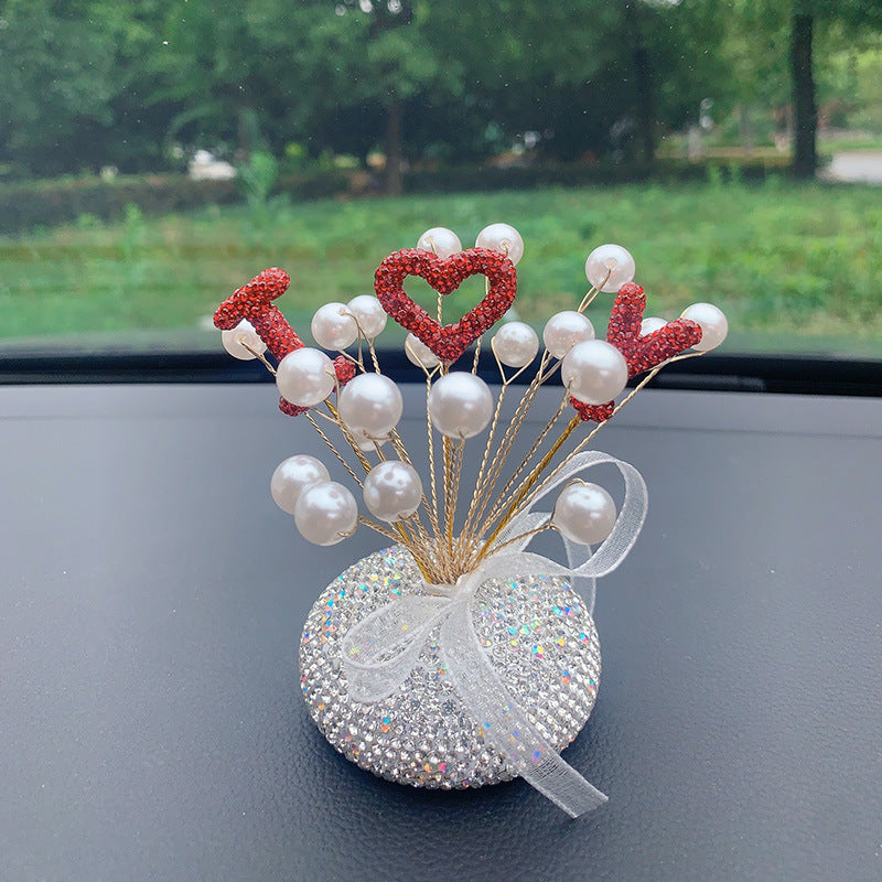 Innovative Car Decoration Vehicle Center Console Diamond Star Decoration Ornaments