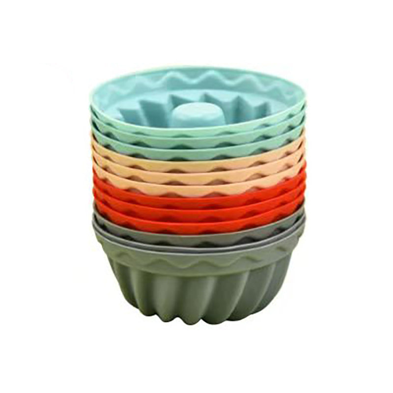 Silicone Muffin Cup Cake Mold Making