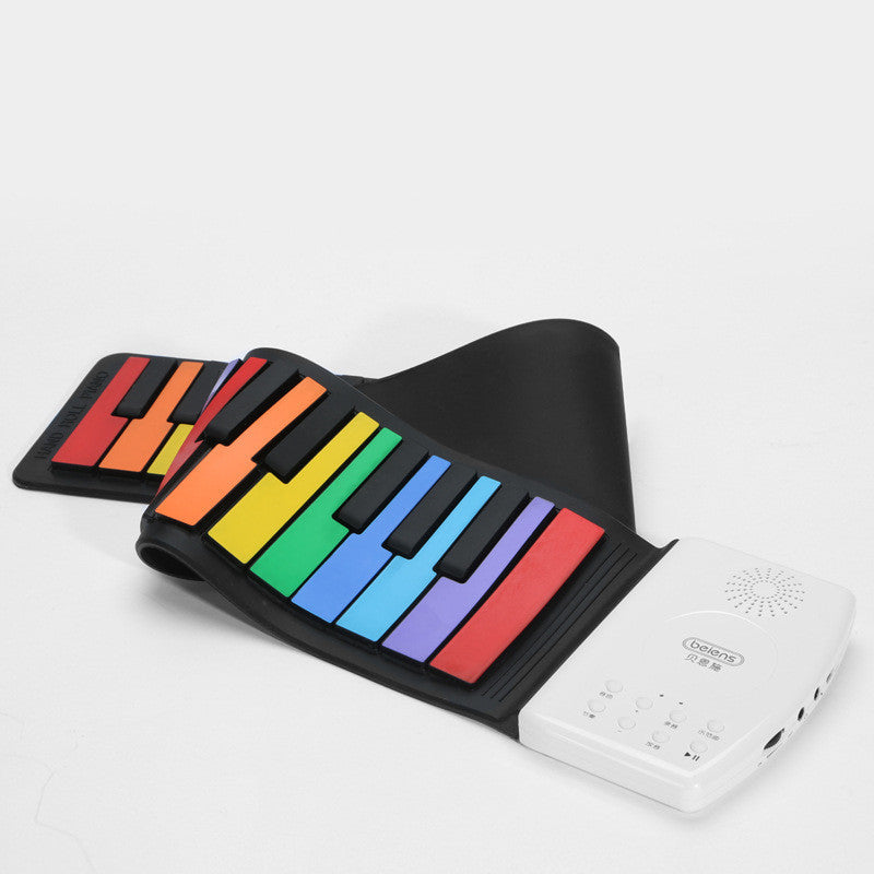 Electronic Organ Hand-rolled Piano Musical Instrument Toy For Beginners