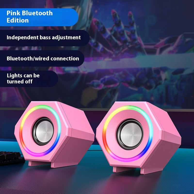 Computer Audio Desktop Computers And Laptop Home Mini Speaker Wired Subwoofer Speaker High Sound Quality