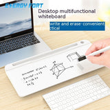 Computer Desktop Keyboard Portable Erasable Message Note Board Office Storage Box