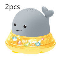 New Baby ҳаммом ванна барқ ​​Induction Whale Spray Toy хурд