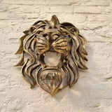 Lion's Head Wall Hanging Art Sculpture Wall Decoration