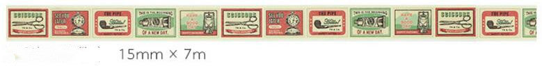 15 40mmx10m Vintage Travel Stamp Washi Tape Scrapbooking Pl