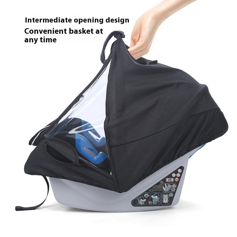 Baby Stroller Safety Cabas Transparent Rain Cover