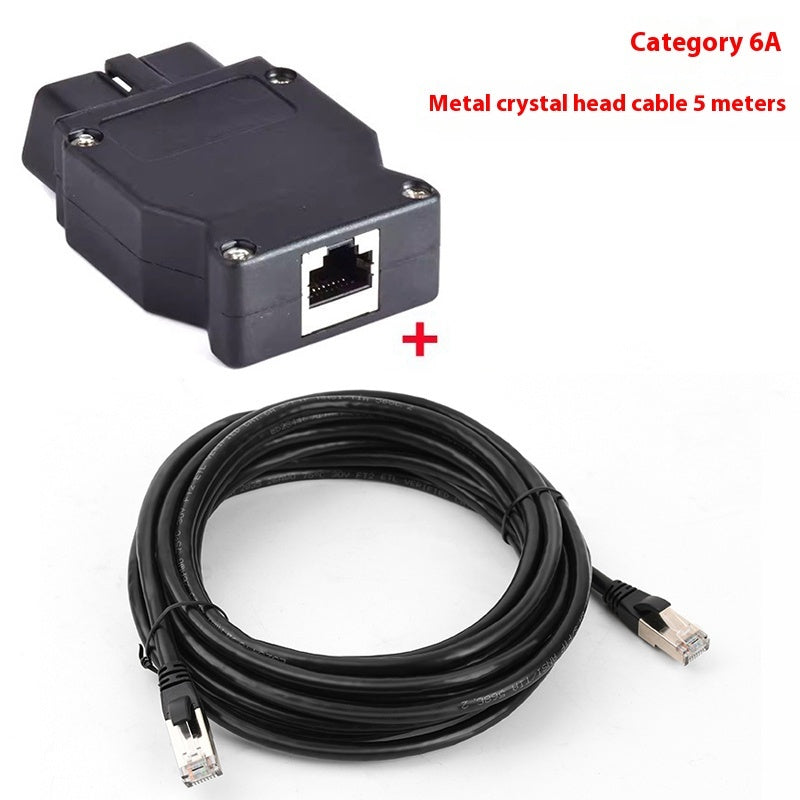 Vehicle Diagnostic Connector Network Modular Plug Interface Cable