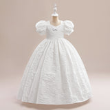 Girls' Fashion Simple Costume For Piano Performance Pettiskirt