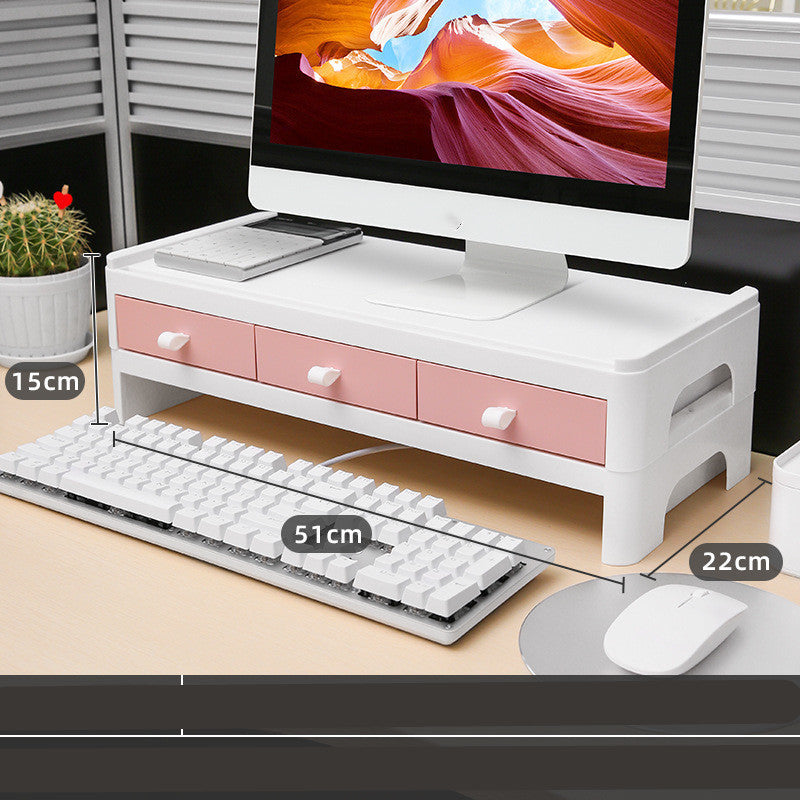 Monitor Increase Rack Office Desktop Computer Base Bracket