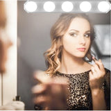 Portable Makeup Light Five Bulbs Mirror Headlight Led Fill