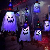 Хеллоуин Иди Ороиши чароғҳо матои Арт Рӯҳулкудс Halloween сатр чароғҳои