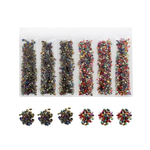 Crushed Glass Stone Resin Filler Crystal Jewelry