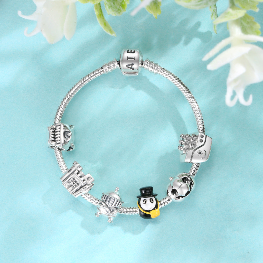 S925 Sterling Silver Beading Personalized Accessories Diy Loose Beads