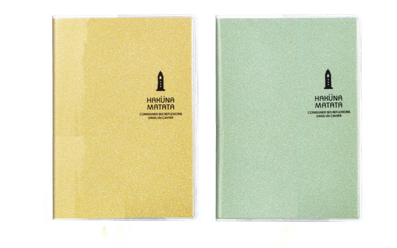 Plastic-Bound Shiny Notepad Stationery