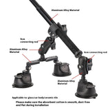 Panoramic Camera View Angle Car Roof And Racket Suction Cup Fixed Bracket