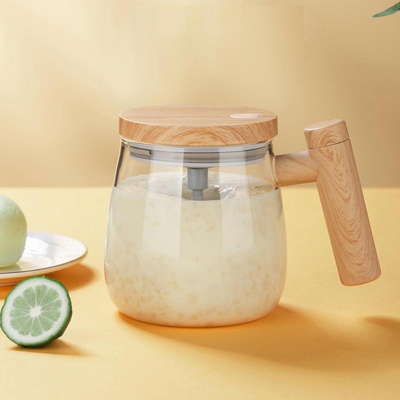 400ML кружкаи қаҳваи худидоракунанда қаҳваи барқии омехтаи шишаи қаҳваи баландсуръати худкори қаҳва барои толорҳои варзишӣ гаҷетҳои ошхона