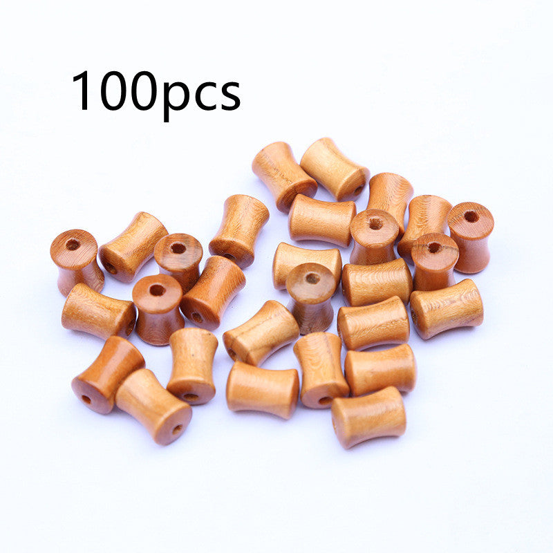 Peach Wood Bracelet Door Curtain With Bamboo DIY Beading Accessories