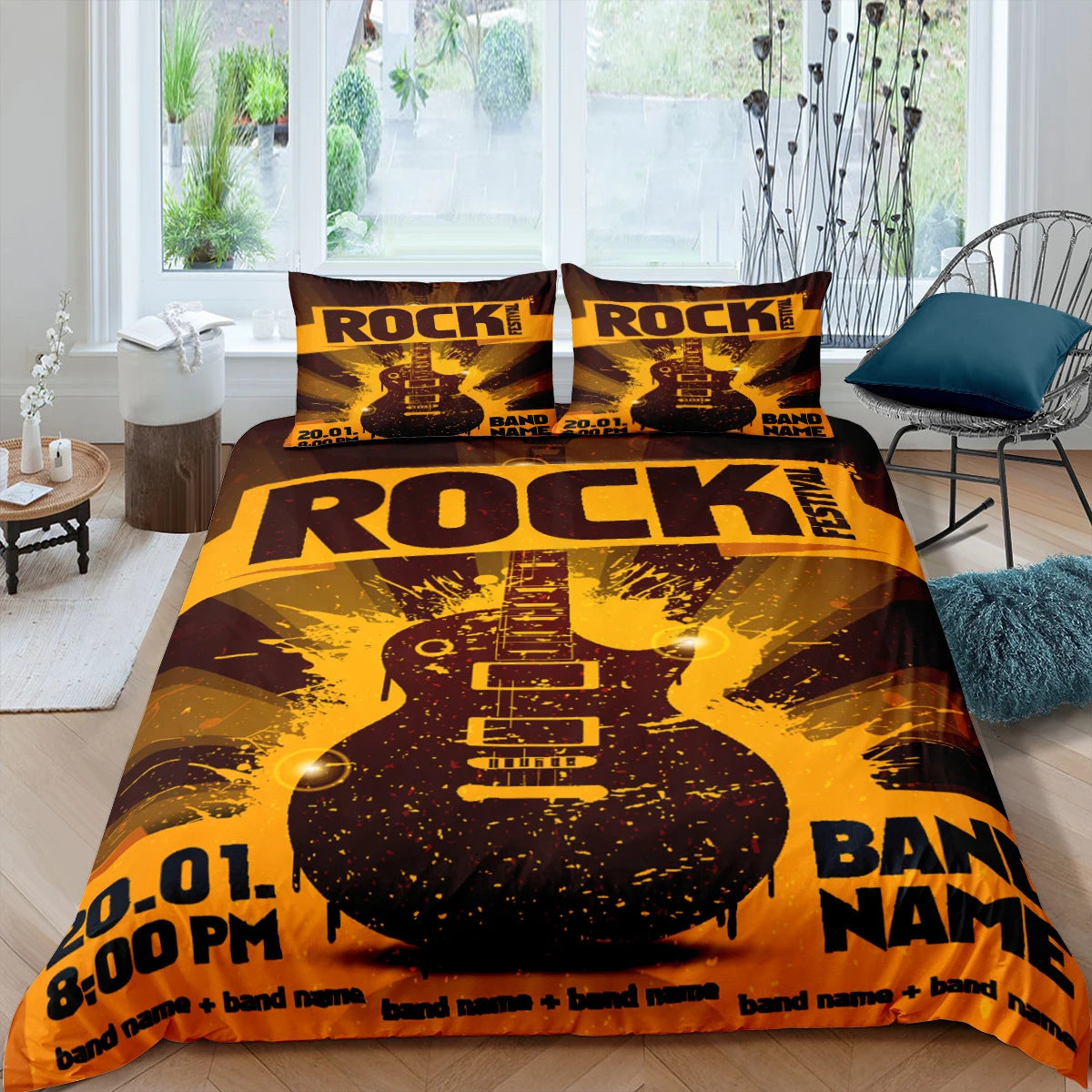 Rock Music Down Bedding