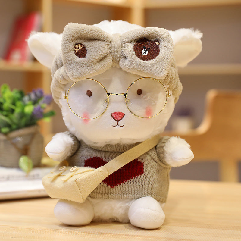 Cute web celebrity baby lamb dolls