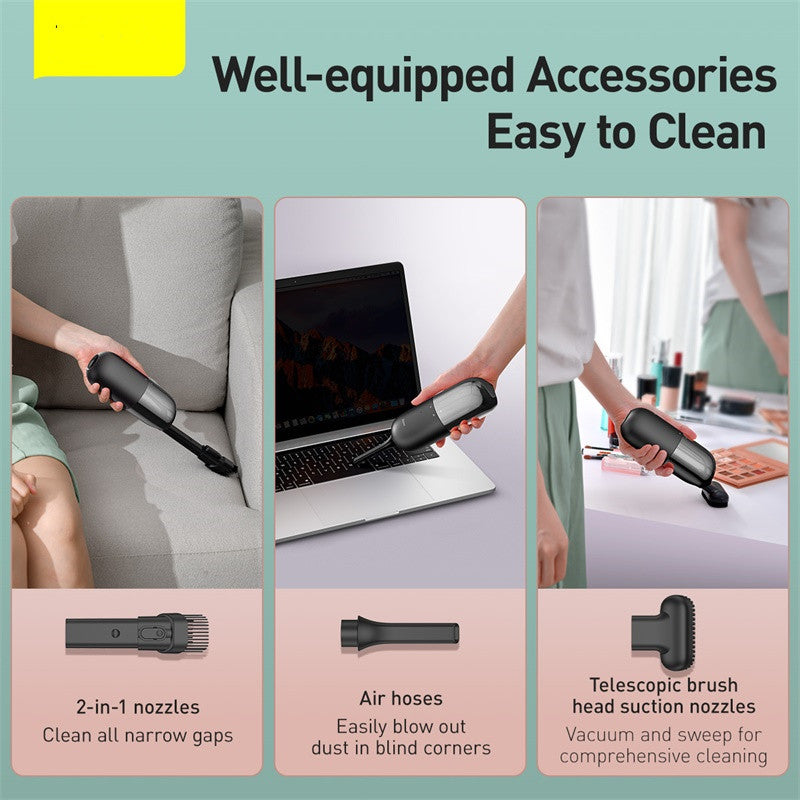 Electric wireless desktop vacuum cleaner