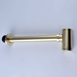 All Copper Brushed Gold Wall Deodorant In-wall Drain Pipe Fittings