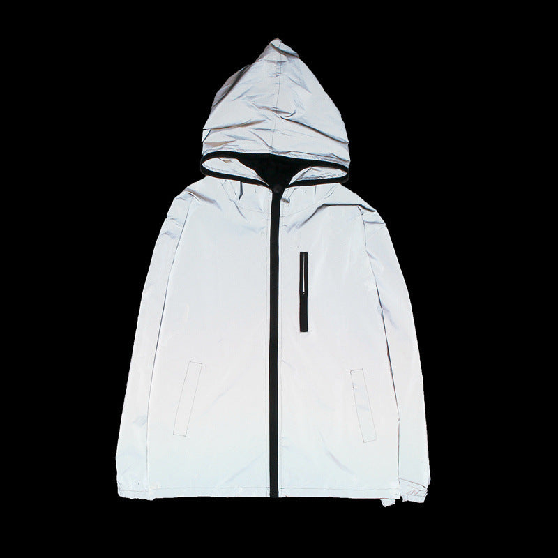 Autumn Luminous Assault Windbreaker Japanese Brand Tide For Couples Reflective Clothing