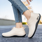 Low Top Waterproof Non-slip Camping Rain Boots