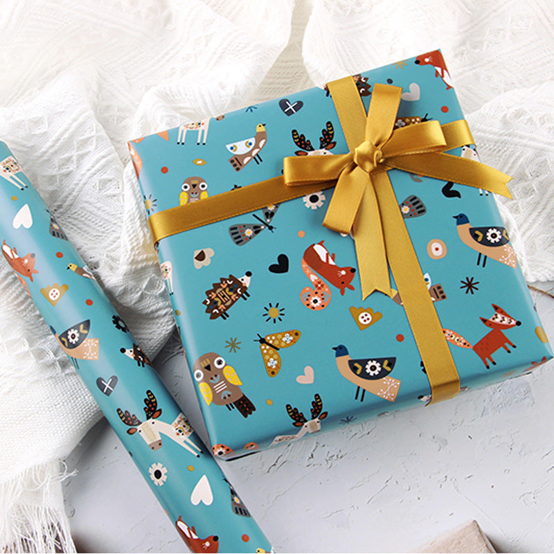 Cute Gift Cartoon Toy Wrapping Paper