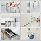 Thickened Medical Stainless Steel Treatment Car Three-layer Equipment