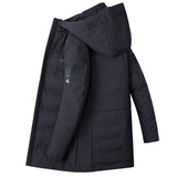 Thick Mid-Length Down Jacket Men's Loose Fit Jacket