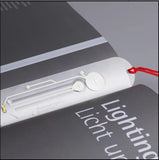 Mini Thin LED Book Light For Reading Bulbs Novelty Card Flashlight Funny Night Light Bookmark Lamp
