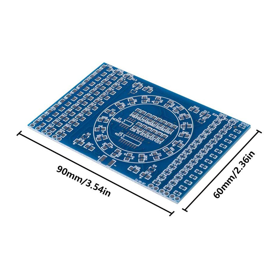 Skill training patch component welding practice board