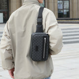 Men's Chest Printed Light Luxury Cross-border Shoulder Bag Casual