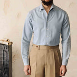 Бизнес-свободный однотонный топ без утюга