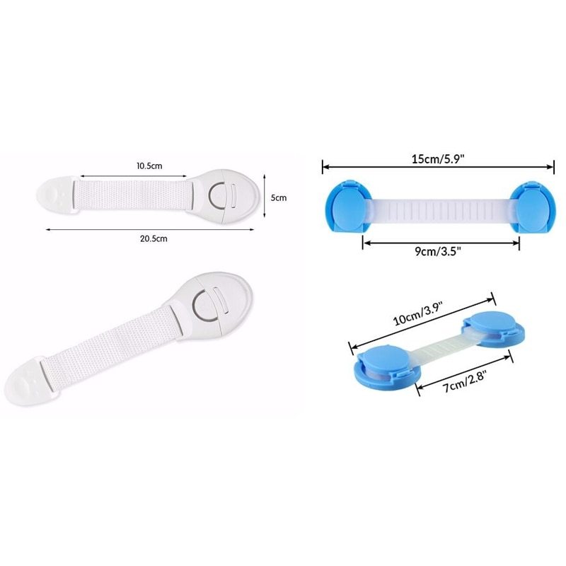 Multifunctional baby anti-pinch child safety drawer lock