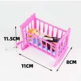 Play House Model Toy Bed Shaker Doll Small Bed