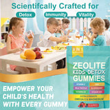 Zeolite Gummy Kids Detox Gummy With Vitamin Milk Thistle Mineral Immune&Wellness Support 60 Count