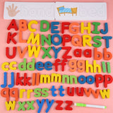 Puzzle English Alphabet Cognitive Puzzle Wooden