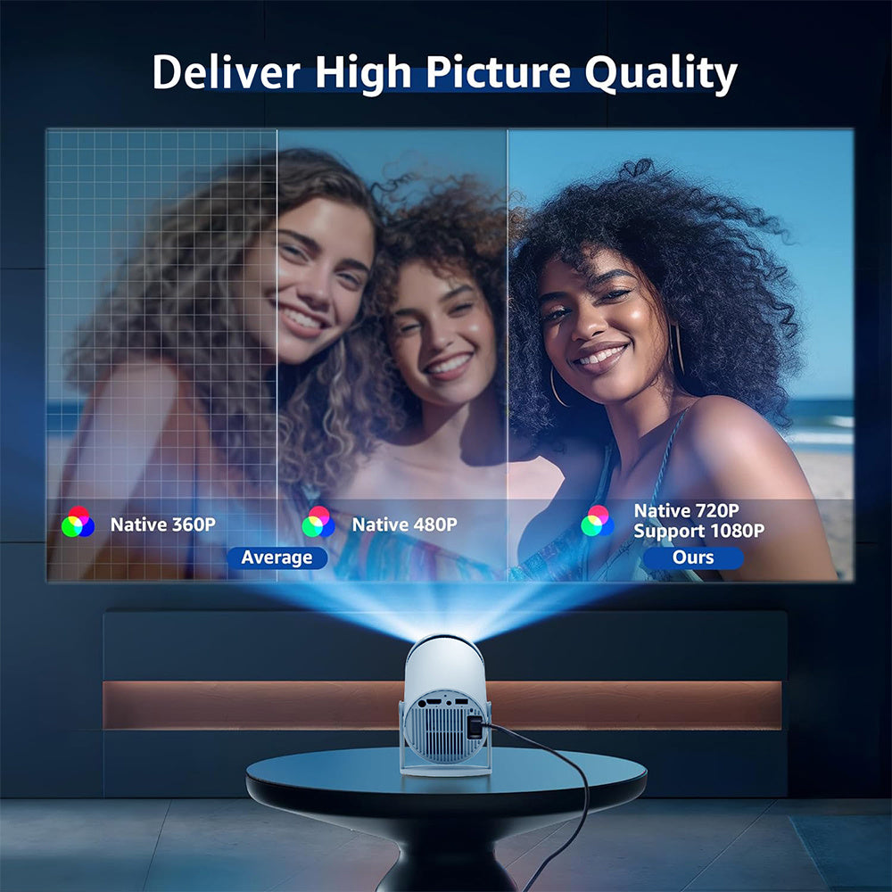 Home HD проектор Bluetooth сайёр Мини 4K Мини Phone Y5S Проектор театри хонагӣ