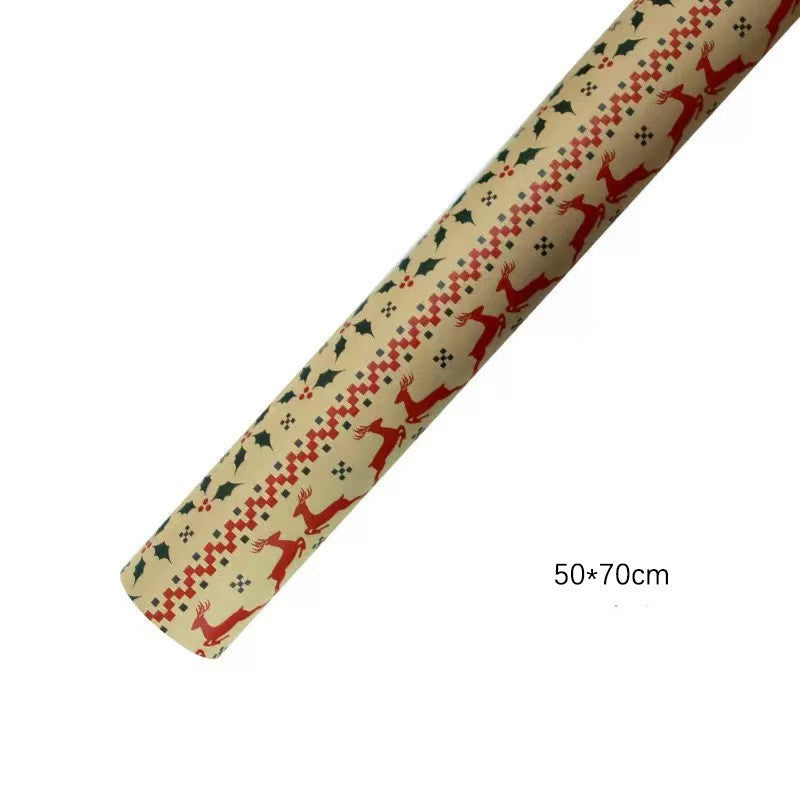 Vintage Stylish Christmas Themed Wrapping Paper