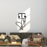 Craft Art Wall Metal Crafts Men Women Iron Craft Hanging Decorations