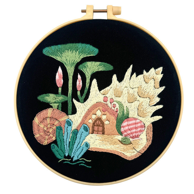 Fantasy Ocean Shell Painting Children's Needlework