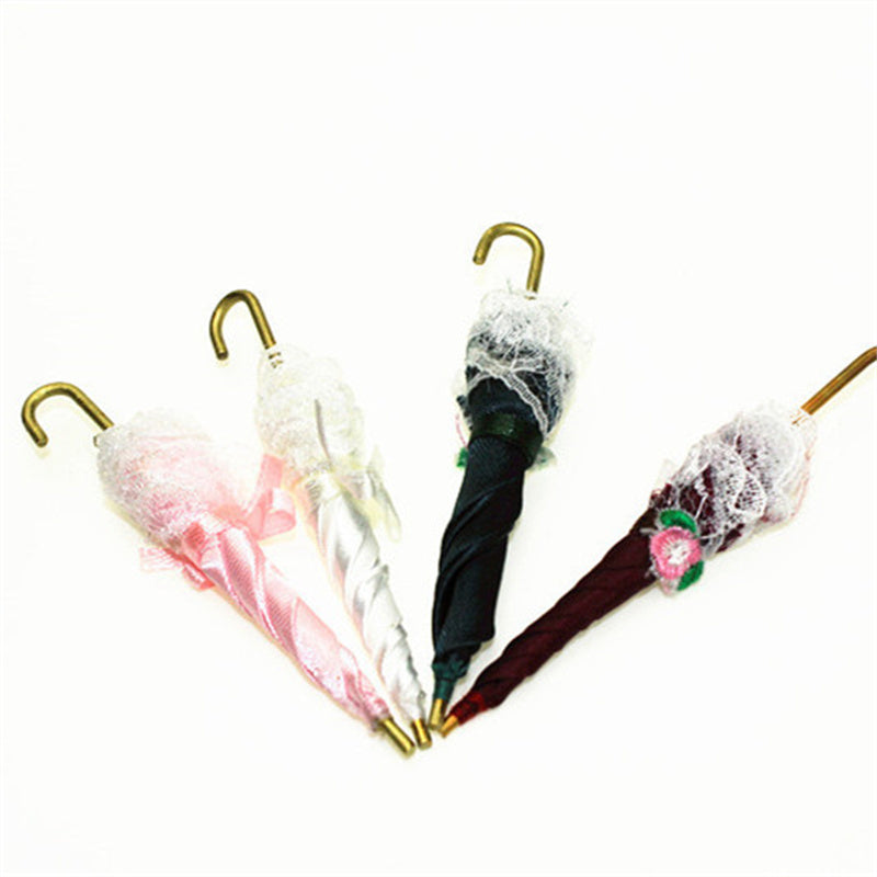 Miniature Toy Model Scenes Dollhouse Accessories Umbrellas