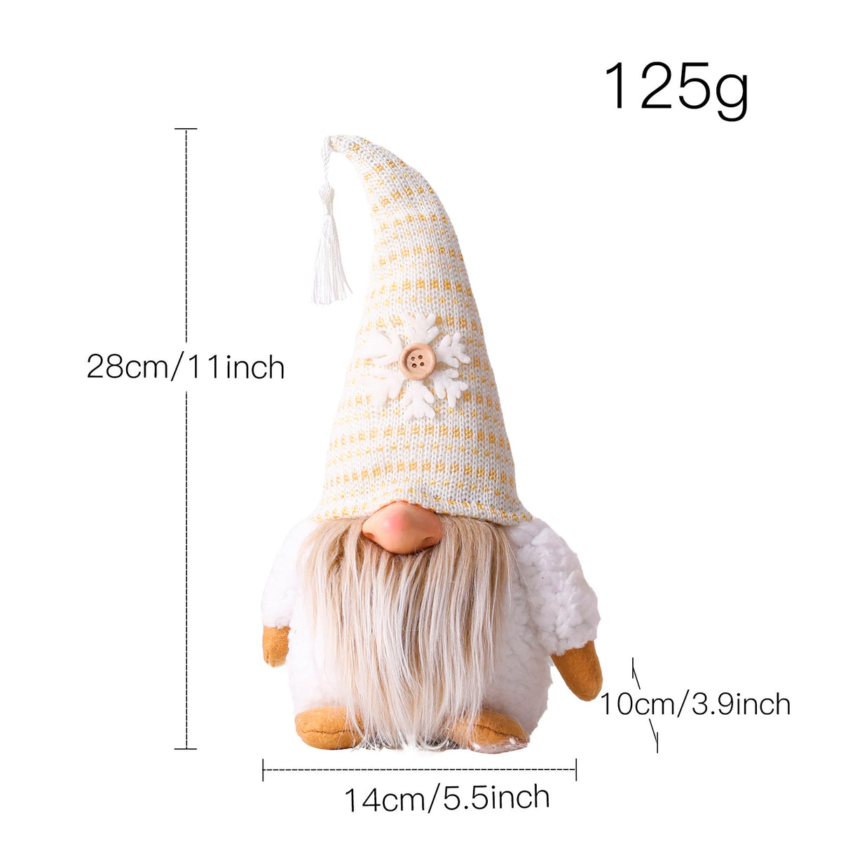 New Scandinavian Large-nosed Faceless Rudolph Decorative Dolls