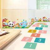 Colorful Checkered Digital Children's Game Stickers