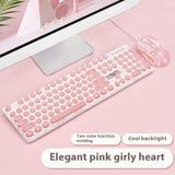 Punk Mechanical Feeling Keyboard Luminous Computer Notebook Accessories