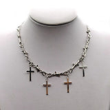 Iron Wire Choker Women's Hip Hop Gothic Punk