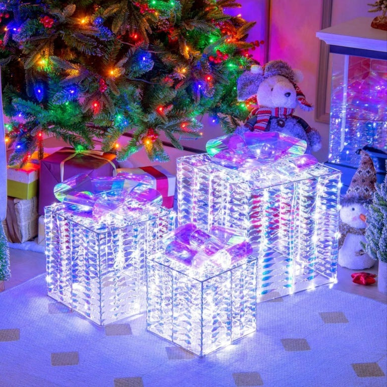 Christmas Gift Box Three-piece Set Gift Decoration