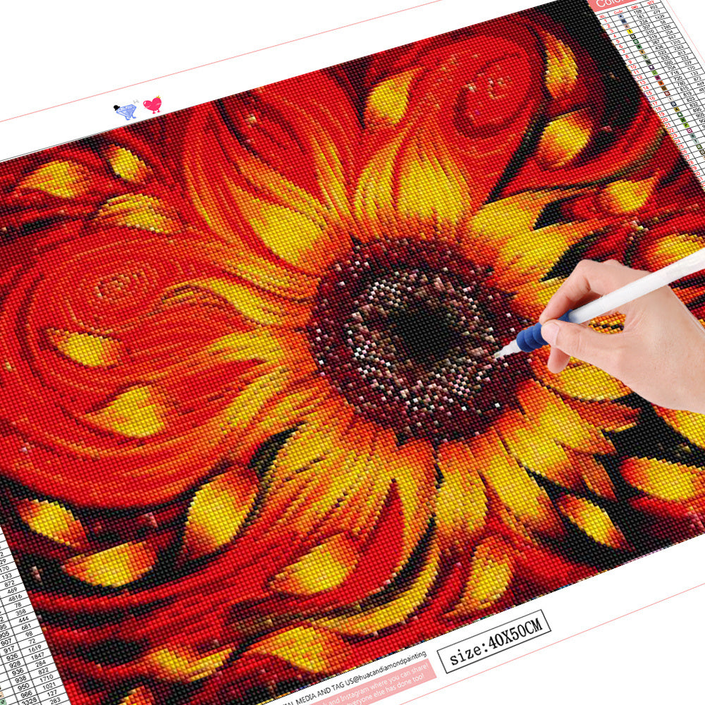 Fashion Diamond Painting Sunflower Mosaic Needlework